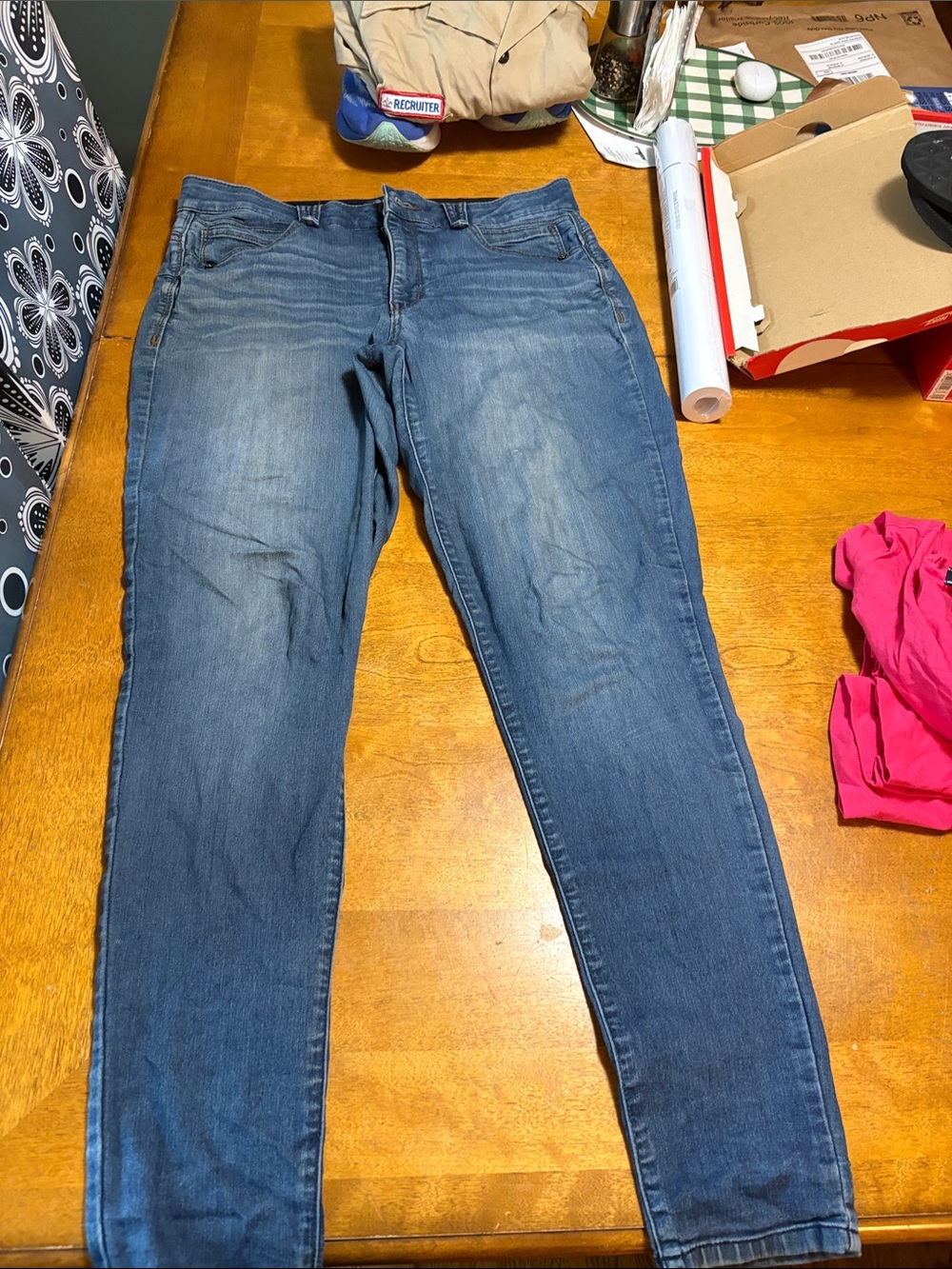 Democracy Women's Skinny Jeans in Blue Wash